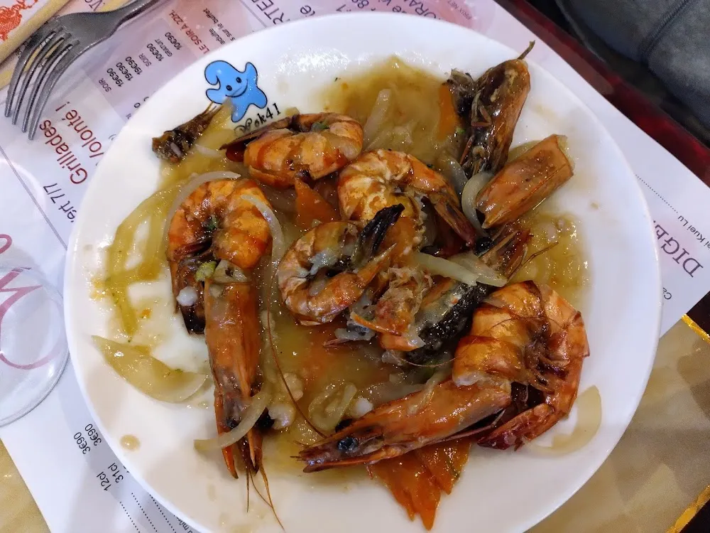 Gambas Au York Sauce D'huîtres